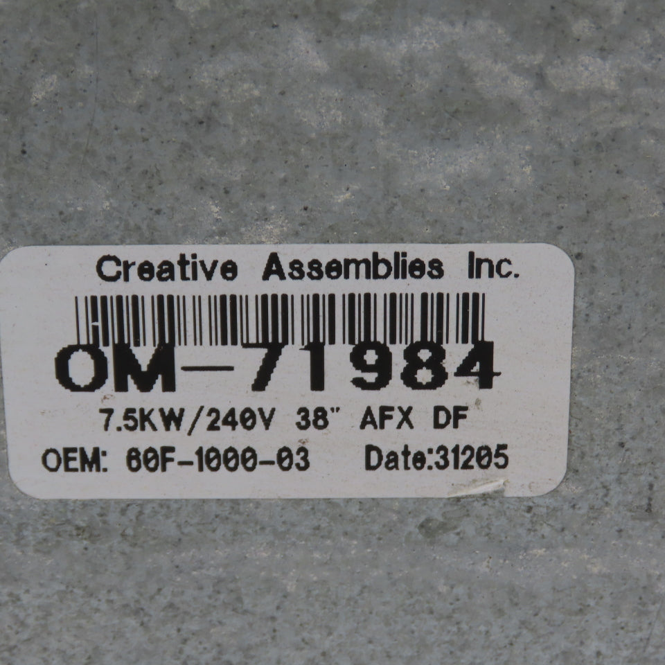 Creative Assemblies OM-71984 Heating Element Assembly 7.5kW 240V