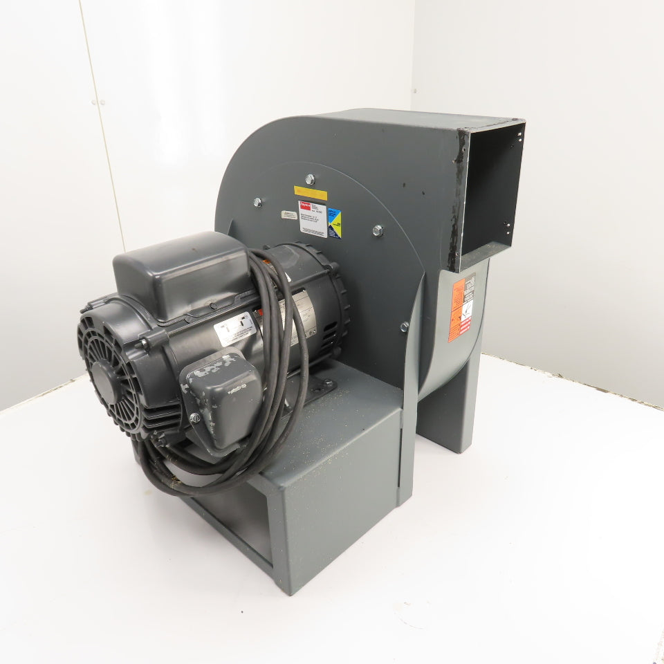 Dayton 4C330 Industrial Direct Drive Blower 5HP 230V 1Ph 3450RPM Tested