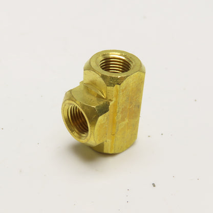 1/8" x 1/8" x 1/8" NPT Brass TEE Fitting Lot Of 3
