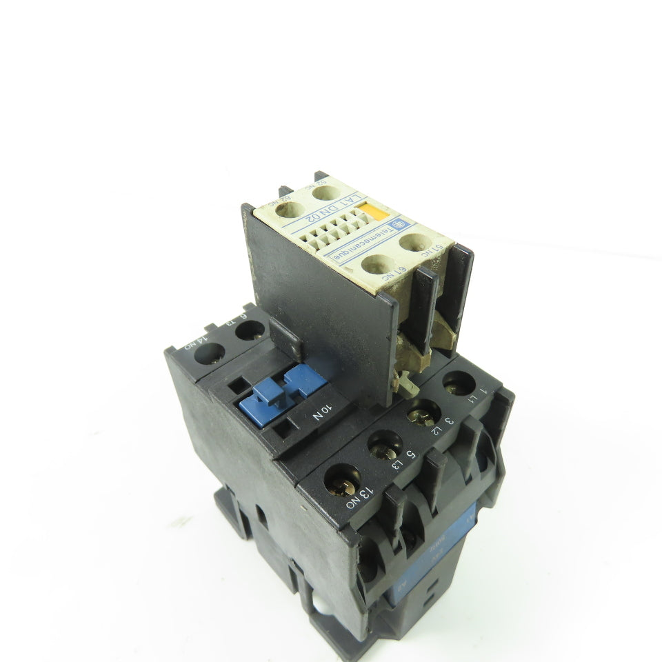 Schneider Telemecanique LC1-D32...N Contactor 690V 40A 24V Coil W/ LA1-DN02 C
