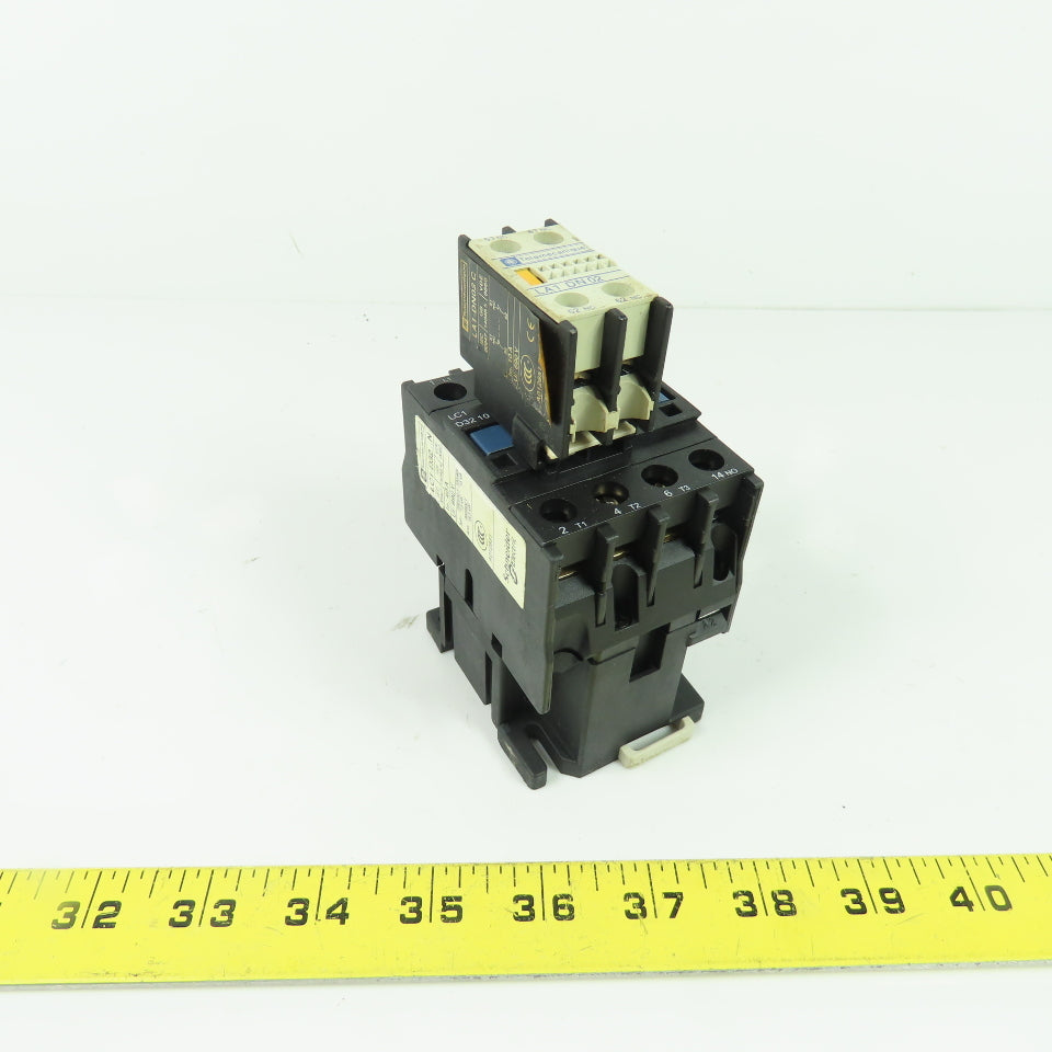Schneider Telemecanique LC1-D32...N Contactor 690V 40A 24V Coil W/ LA1-DN02 C
