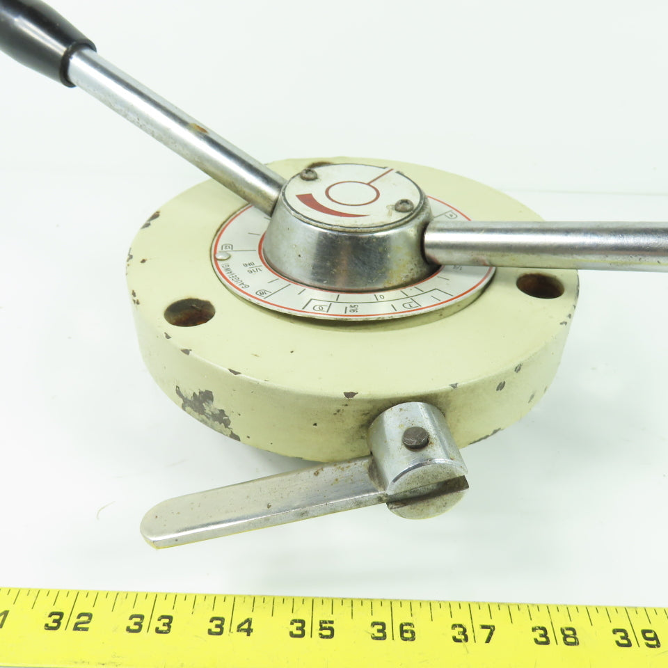 US 1025 Shear Blade Gap Manual Adjustable Wheel