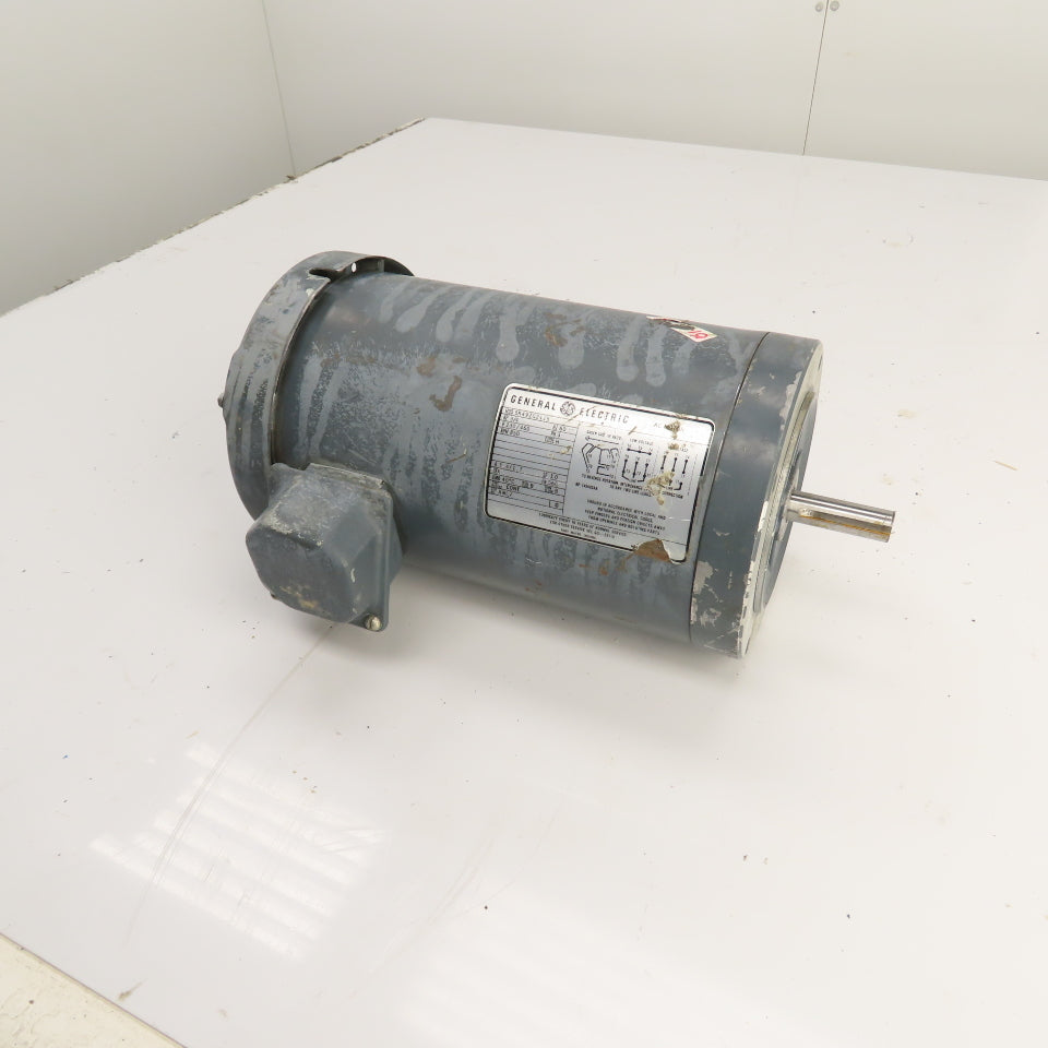 GE 5K49ZG2115 3/4HP Electric Motor 230/460V 3Ph 850RPM 56C Fr Tested