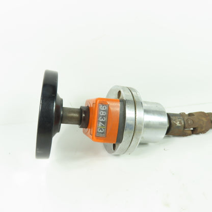 Digit Position Indicator Counter W/ Mounted Flexible Drive Shaft Assembly