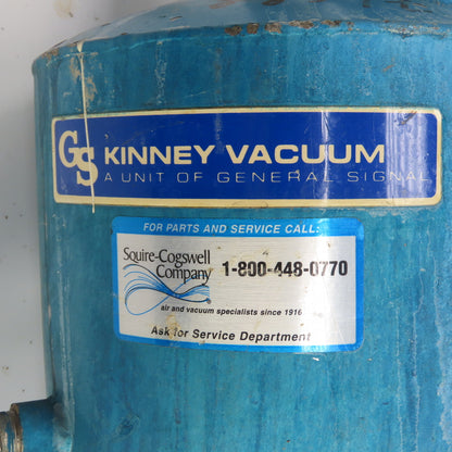 GS Kinney Vacuum Pump Reservoir