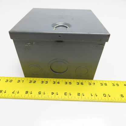 Lee 6" x 6" x 4" Deep Electrical Enclosure Cutout Box