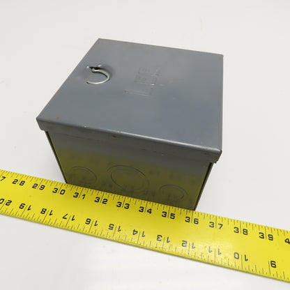 Lee 6" x 6" x 4" Deep Electrical Enclosure Cutout Box
