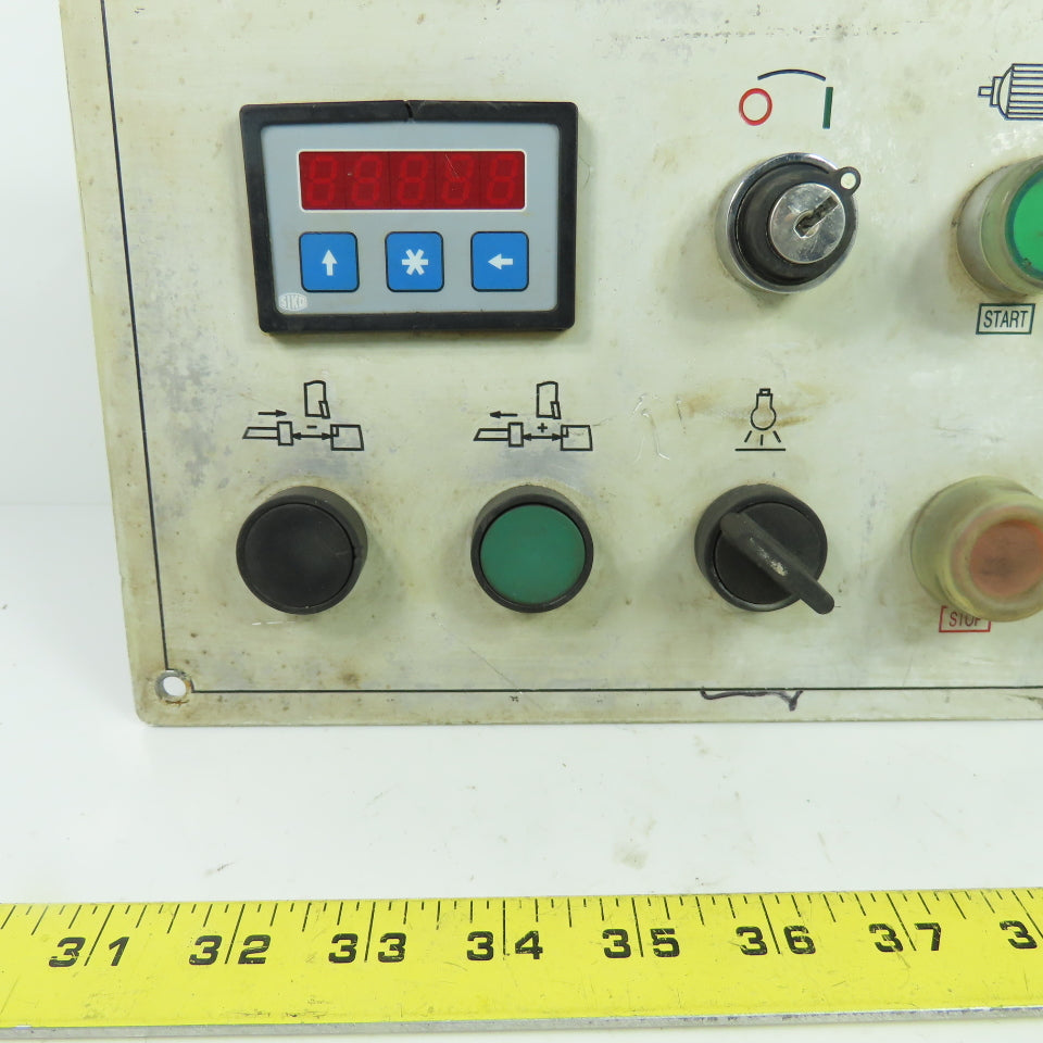 US Industrial Model 1025 Shear Control Panel 12-1/8" x 7-1/4"