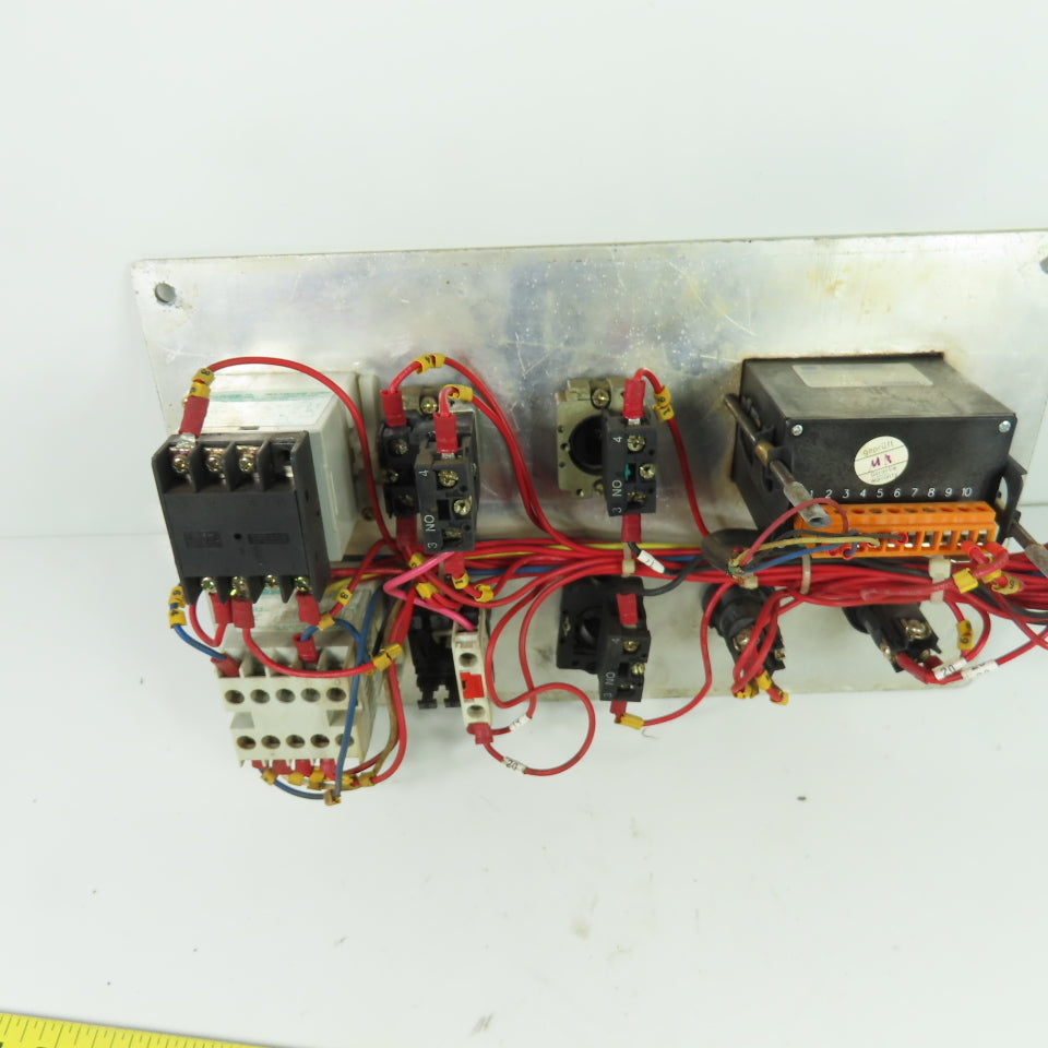 US Industrial Model 1025 Shear Control Panel 12-1/8" x 7-1/4"