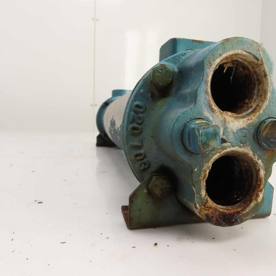 ITT Stainless Shell & Tube Heat Exchanger 1" NPT Ports CF8M