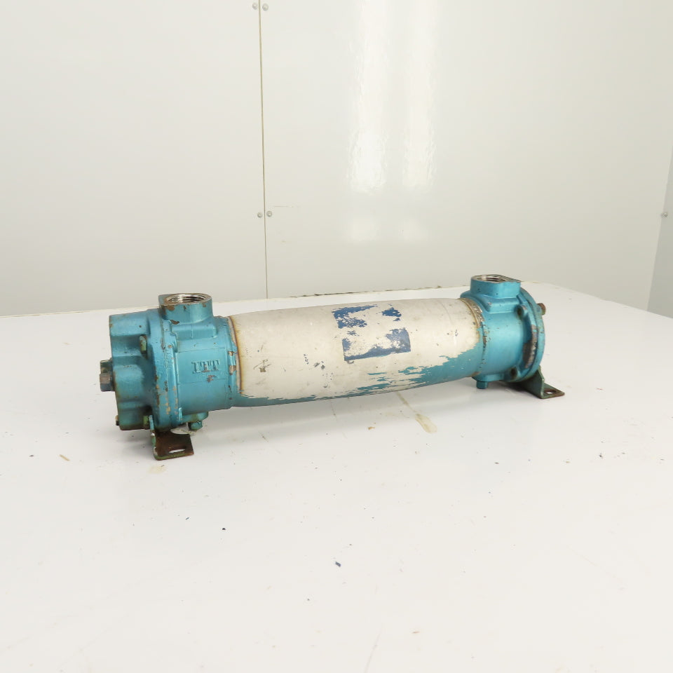 ITT Stainless Shell & Tube Heat Exchanger 1" NPT Ports CF8M