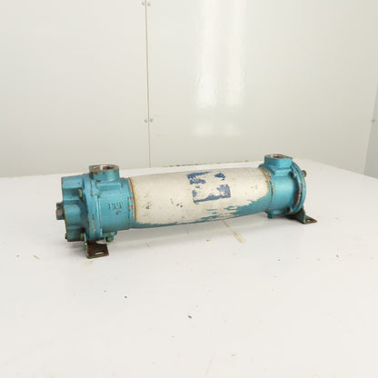 ITT Stainless Shell & Tube Heat Exchanger 1" NPT Ports CF8M