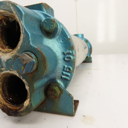 ITT Stainless Shell & Tube Heat Exchanger 1" NPT Ports CF8M