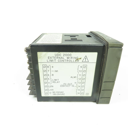 Honeywell DC200H-2-000-1F0000-0 UDC2000 Mini-Pro Digital Controller 120VAC