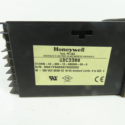 Honeywell DC330B-EE-000-12-000000-00-0 UDC3300 Digital Temperature Controller