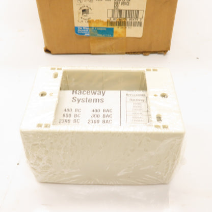 Wiremold 2344 Sure-Snap Ivory Extra Deep Device Box 1 Gang Lot Of 5