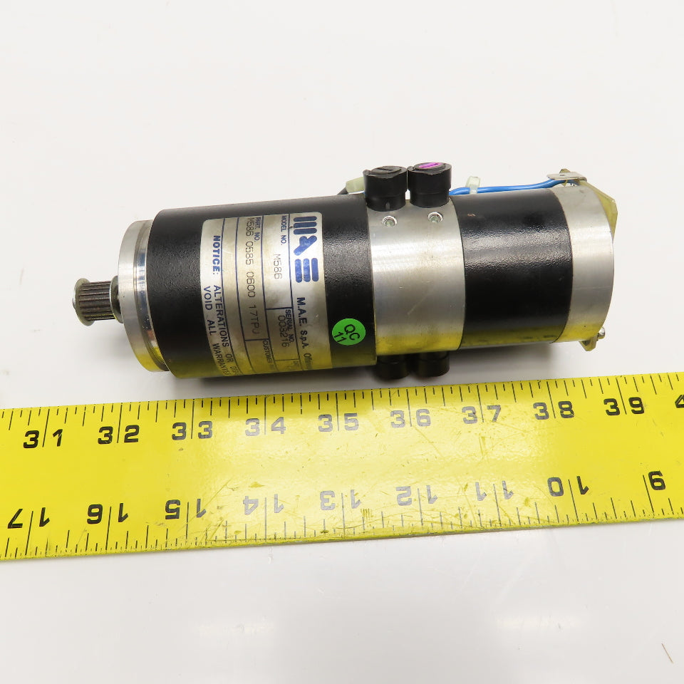 MAE M586 0585 0600 17TPJ DC Servo Tacho Motor