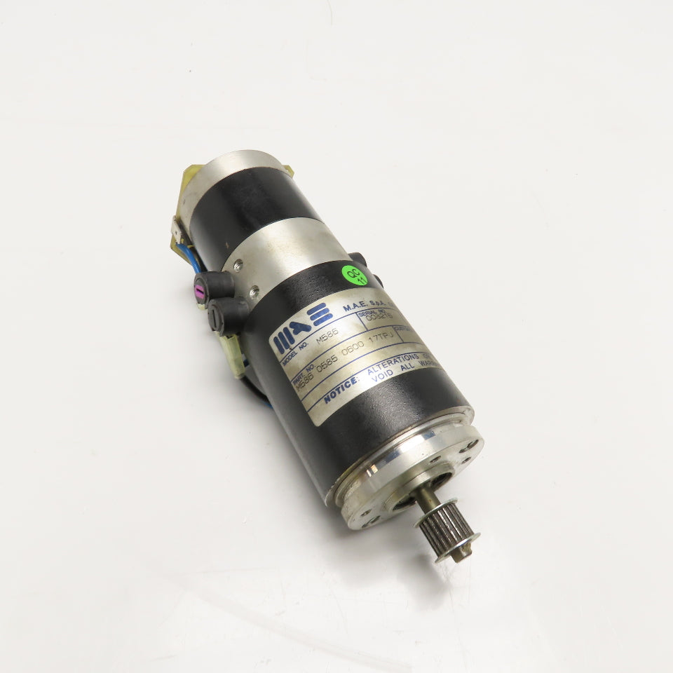 MAE M586 0585 0600 17TPJ DC Servo Tacho Motor