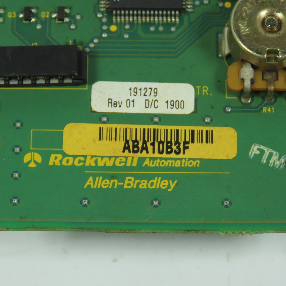 Allen-Bradley 164953-04 ABA10B3F Circuit Board with LCD Display