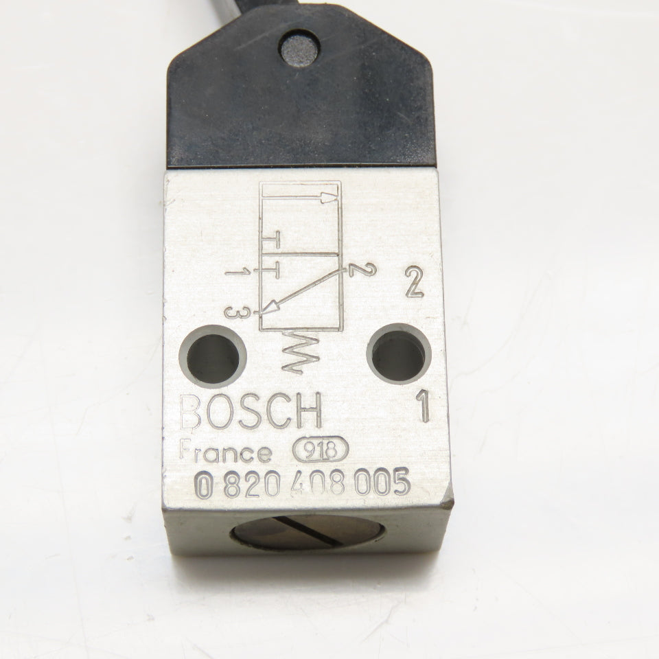 Bosch 0 820 408 005 2 Way Manual Pneumatic Switch Thumb Valve 10-32 Ports