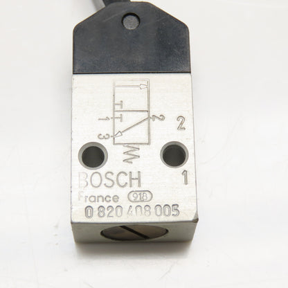 Bosch 0 820 408 005 2 Way Manual Pneumatic Switch Thumb Valve 10-32 Ports