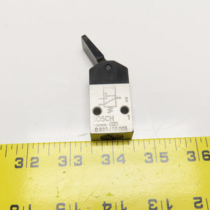 Bosch 0 820 408 005 2 Way Manual Pneumatic Switch Thumb Valve 10-32 Ports