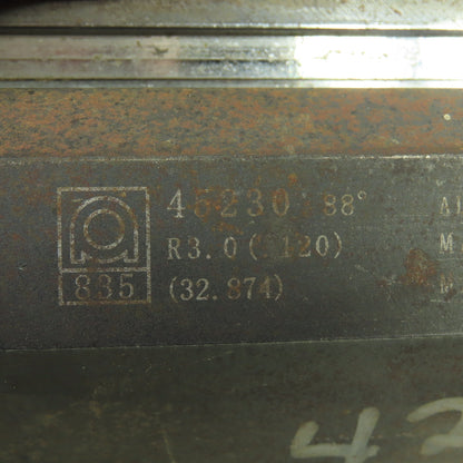 Amada 45230 300mm 88° One Touch V-Forming Press Brake Die Punch R3.0 .120" Rad