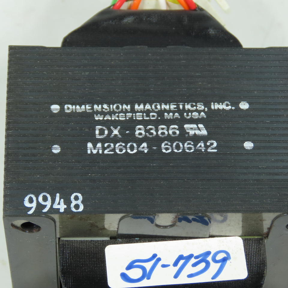 Dimension Magnetics M2604-60642 DX-8386 Transformer