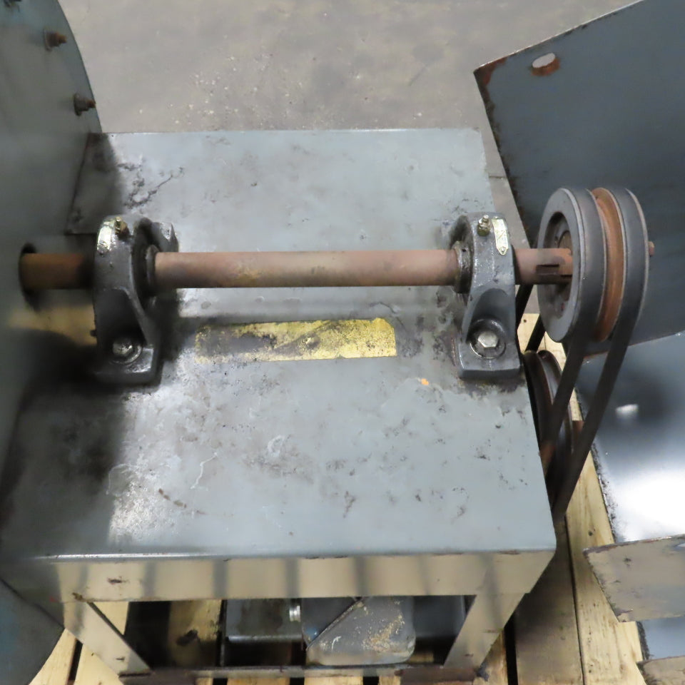 Dayton 3C107A 15HP Belt Driven Centrifugal Blower 19-1/8" 230/460V 3Ph Tested