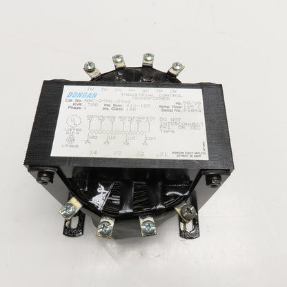 Dongan NSC-29H6-0960 190-575V Pri. .500kVa 120/110-115V Sec. Transformer
