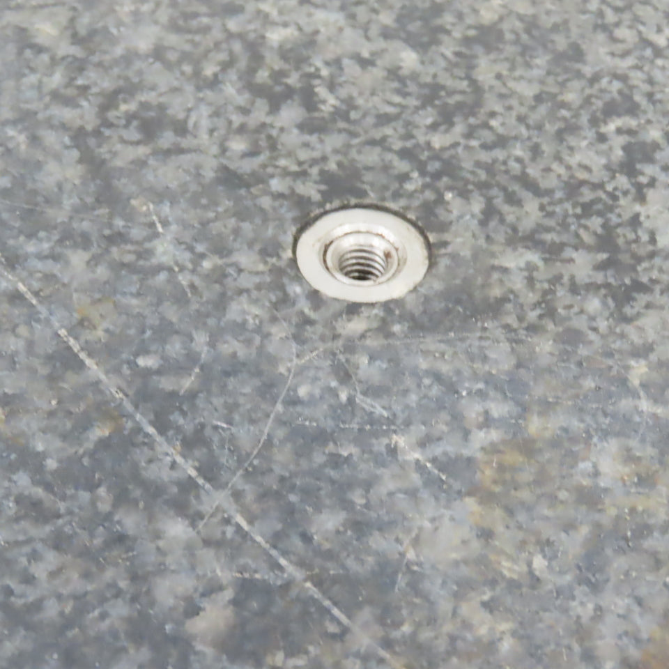 50" x 36" x 5" Thick Black Granite Surface Inspection Plate W/ Levelers & Holes