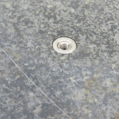 50" x 36" x 5" Thick Black Granite Surface Inspection Plate W/ Levelers & Holes