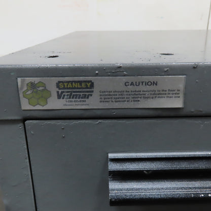 Stanley Vidmar 5 Drawer Small Parts Tools Storage Shop Cabinet 30" x 28" x 33"