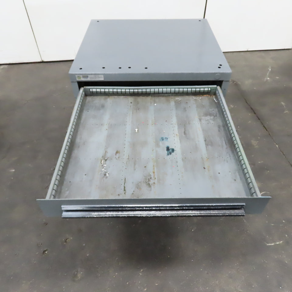 Stanley Vidmar 5 Drawer Small Parts Tools Storage Shop Cabinet 30" x 28" x 33"
