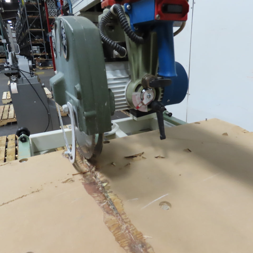 Omga RN 700 FM "US" 14" Radial Arm Saw 36-5/8" Rip 3.7kW 230/460V 3PH Tested