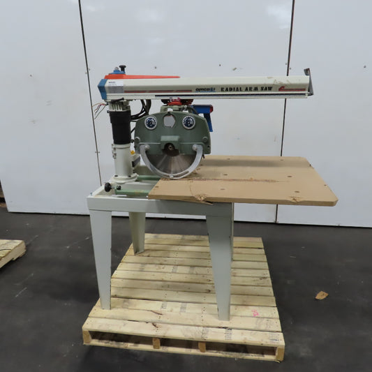 Omga RN 700 FM "US" 14" Radial Arm Saw 36-5/8" Rip 3.7kW 230/460V 3PH Tested