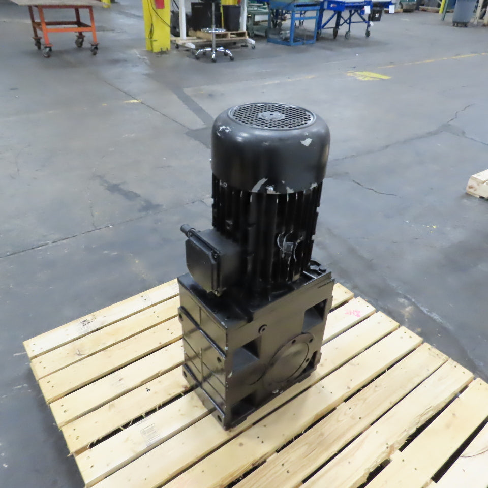 Lenze GKS09-3M VAK 132C22 554 C 25.6:1 Helical-Bevel Gear Motor 68.4RPM 7kW 3PH