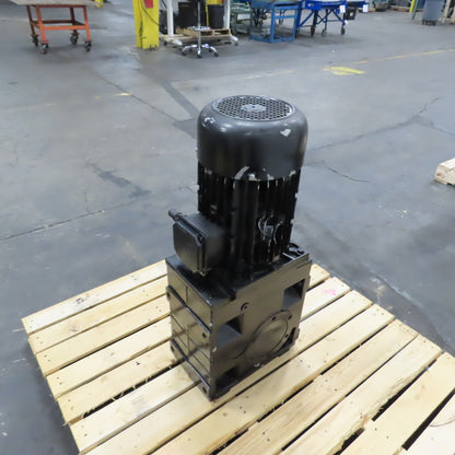 Lenze GKS09-3M VAK 132C22 554 C 25.6:1 Helical-Bevel Gear Motor 68.4RPM 7kW 3PH