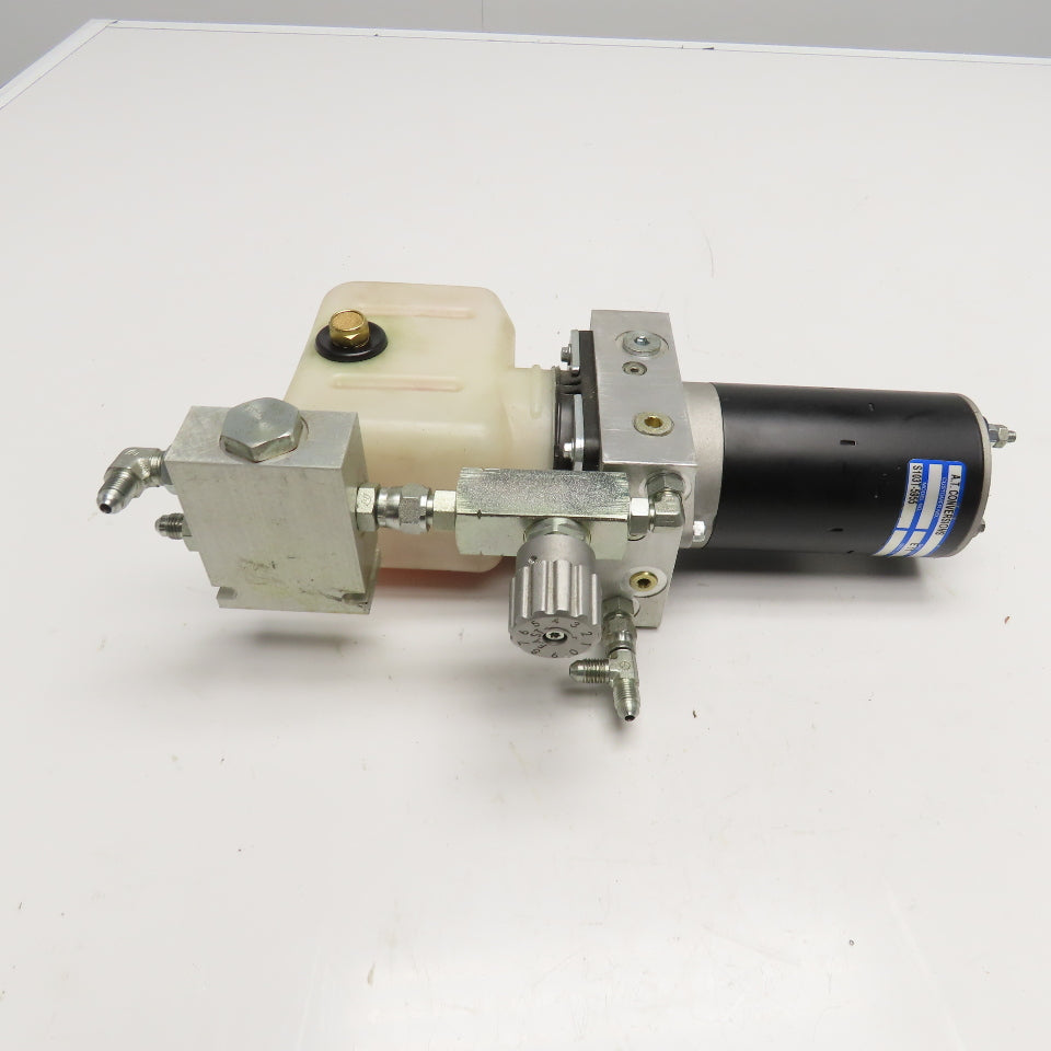 AT Conversions S103T-5955 12VDC Hydraulic Pump Tank Power Unit