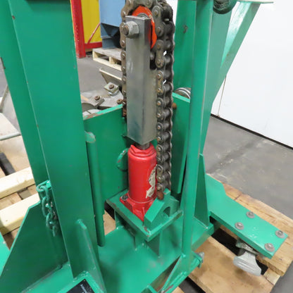 Nuconsteel 390-0107TX Manual Lift Portable Steel Coil Winder Unwinder Decoiler