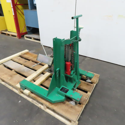 Nuconsteel 390-0107TX Manual Lift Portable Steel Coil Winder Unwinder Decoiler