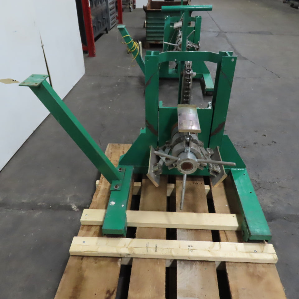Nuconsteel 390-0107TX Manual Lift Portable Steel Coil Winder Unwinder Decoiler
