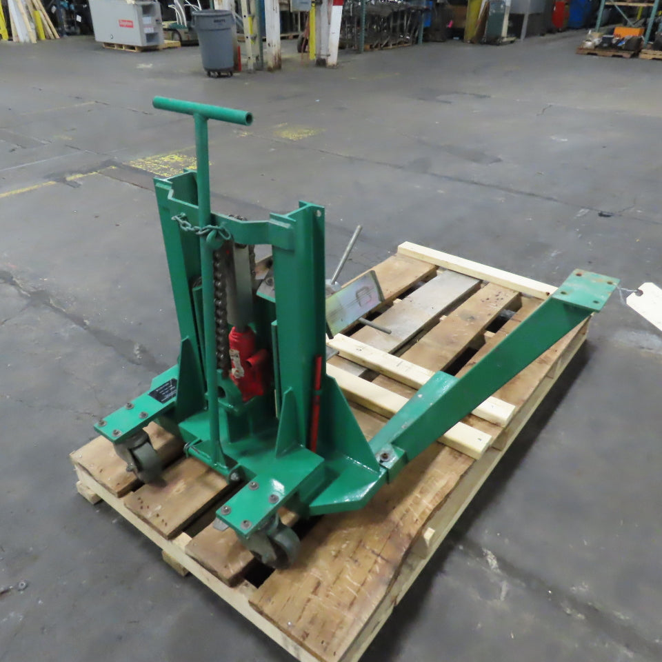 Nuconsteel 390-0107TX Manual Lift Portable Steel Coil Winder Unwinder Decoiler