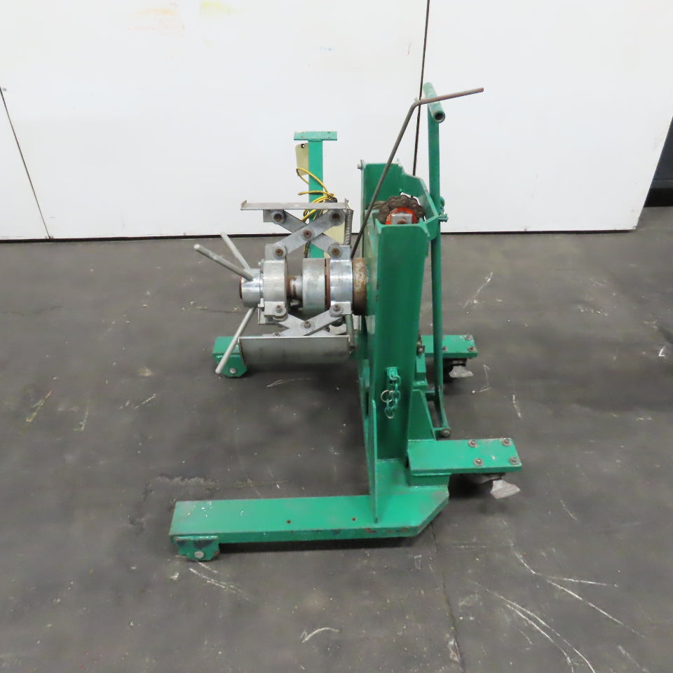 Nuconsteel Manual Lift Portable Steel Coil Winder Unwinder Decoiler (NO JACK)