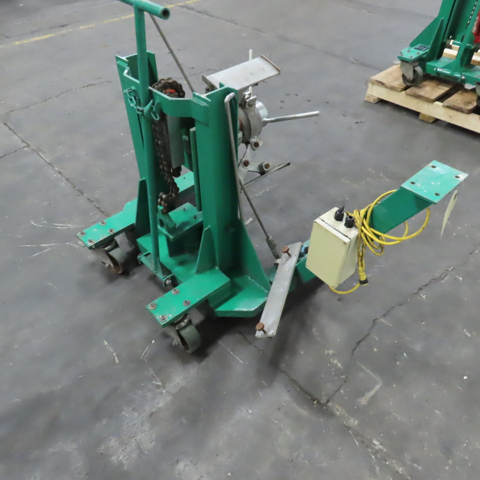 Nuconsteel Manual Lift Portable Steel Coil Winder Unwinder Decoiler (NO JACK)