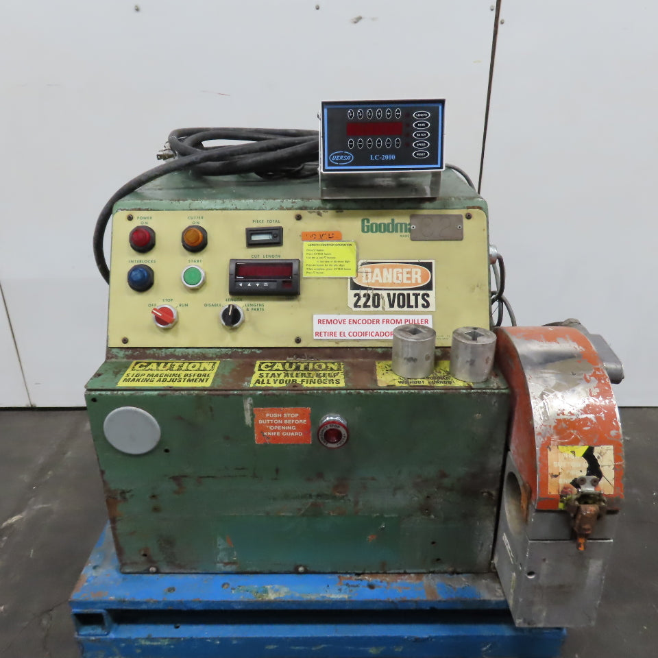Goodman 2.25" On-Demand Rotary Cutter 240V 3PH W/ Vacuum & Versa LC-2000