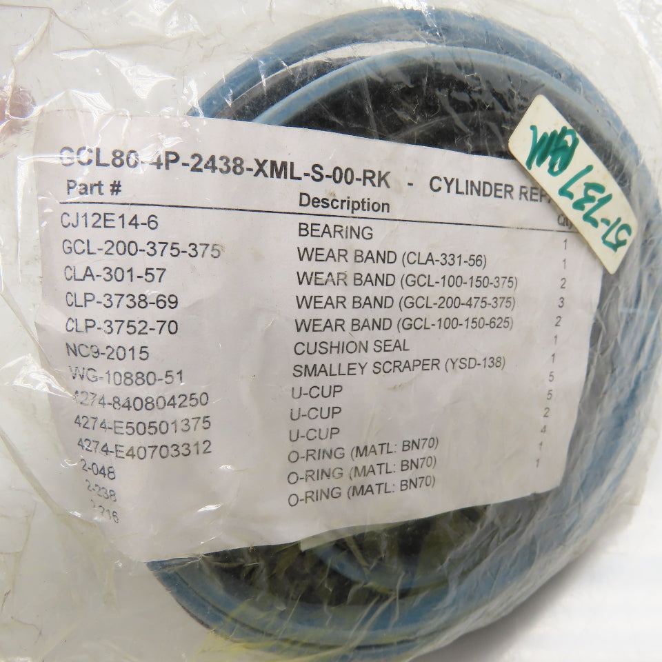 GCL80-4P-2438-XML-S00-RK Cylinder Repair Seal Kit