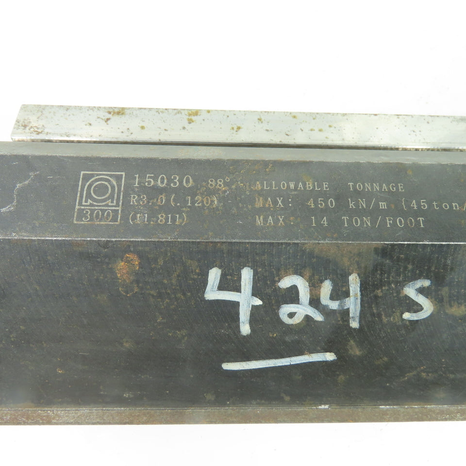 Amada 300mm 88° One Touch V-Forming Press Brake Gooseneck Die Punch R3.0