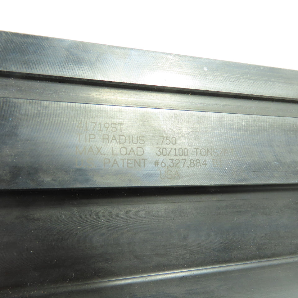 Wilson Tool 415mm Round Top Press Brake Gooseneck Die Punch .750" Tip Radius