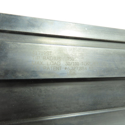 Wilson Tool 415mm Round Top Press Brake Gooseneck Die Punch .750" Tip Radius